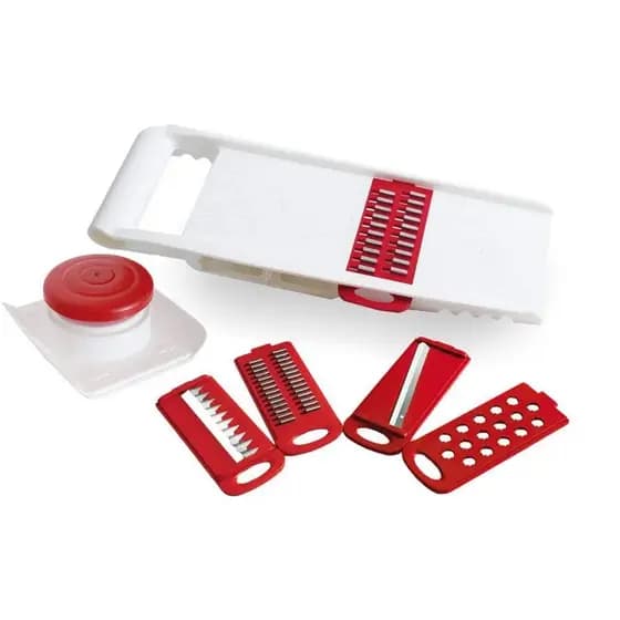 Multi Cortador Fatiador Ralador Mandolin Legumes Frutas Batata Verdura Queijo Frios