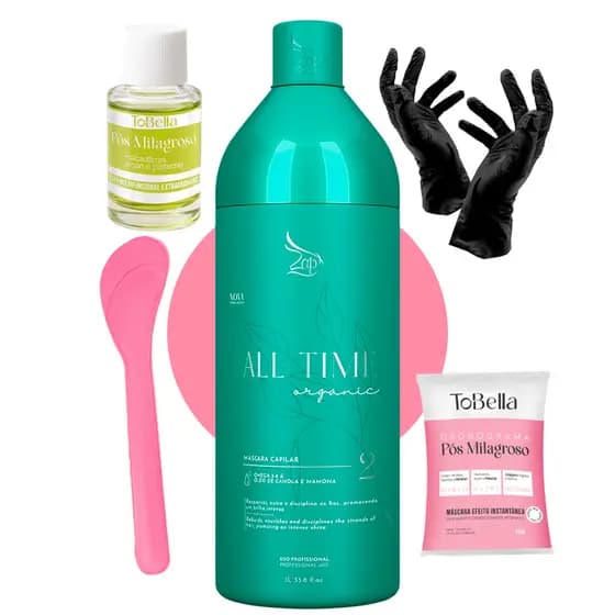 Zap All Time Organic Escova Inteligente Selagem Passo 2 Sem formoll 1L / 500ml
