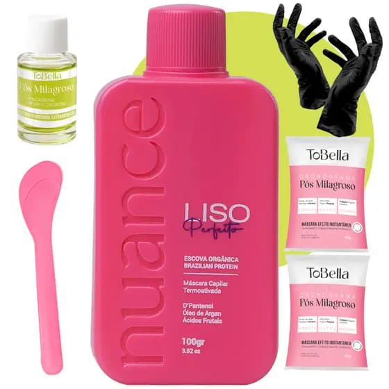 Nuance Liso Perfeito Escova Progressiva Orgânica 100ML / 400G / 1000G