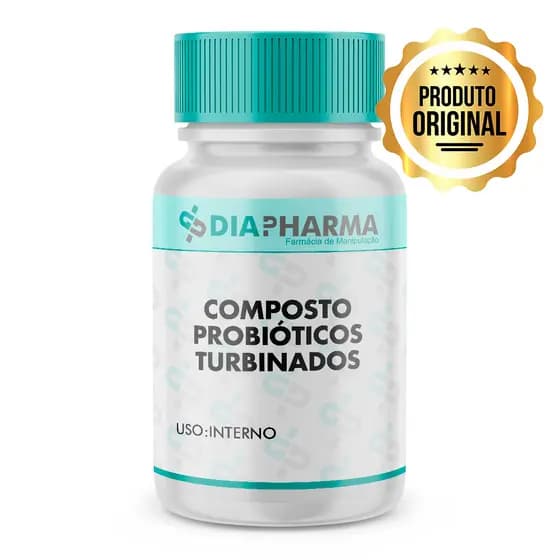 Composto Probióticos Turbinados 60 Cápsulas