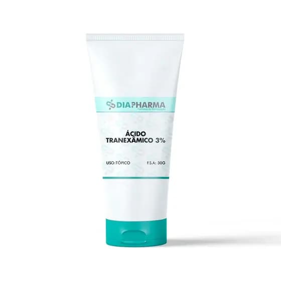 Ácido Tranexâmico 3% Gel Creme 30g - Anti manchas Melasma