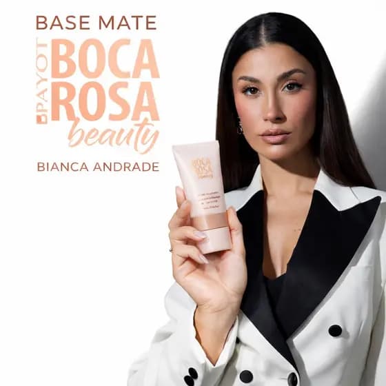 Base Líquida Matte Boca Rosa Beauty by Payot Alta Cobertura corretivo Pele Perfeita largaduracion