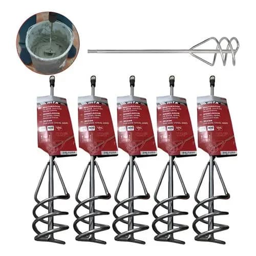 5 Misturadores Areia Cascalho Sds Plus 60 X 400mm Mtx 848259 0