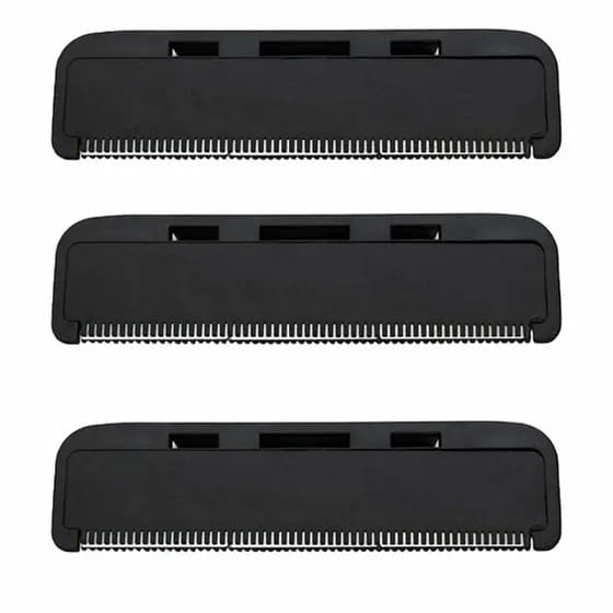 Lamina de Reposiçao Para Depilador Kit 3 Unidades Aparador Pelos Costas Braço Barbeador Depilaçao Duravel