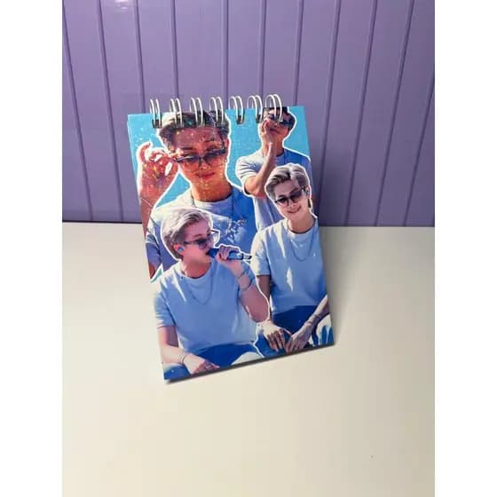 Bloquinho Personalizado Kpop Fanmade 100 Folhas | Papelaria Criativa para Anotações