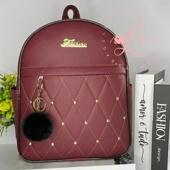 Mochila Bolsa Costas Mulheres Meninas Pratica Útil