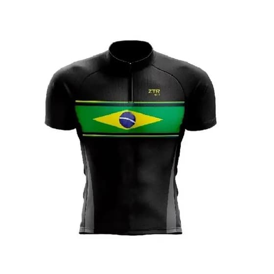 camisa ciclismo camiseta ciclista Brasil