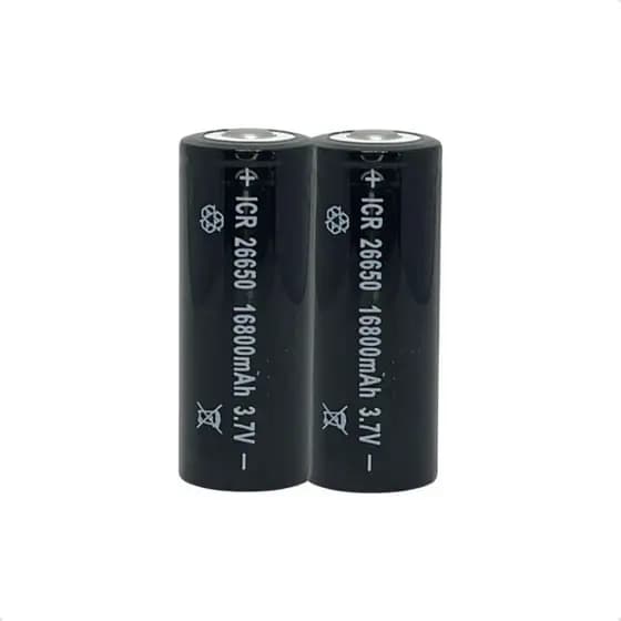 Kit 2 Bateria26650 Li-ion 16800mah 4.2v C Chip Lanterna Led
