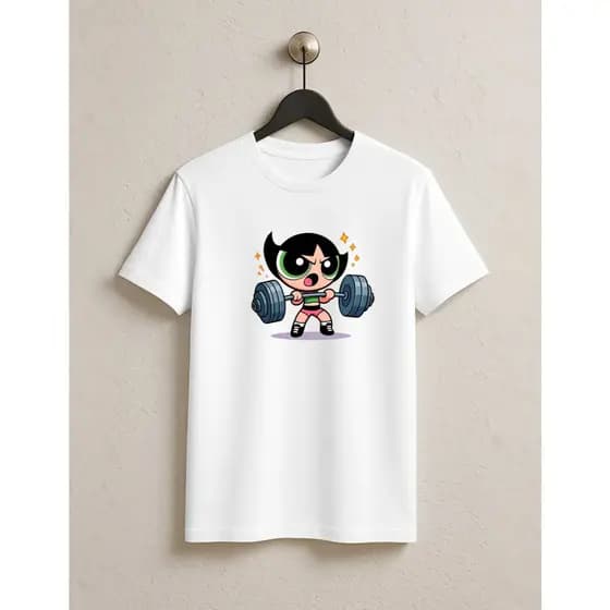 Camisa Blusa Feminina Docinho Camiseta Academia Barra Fitness Super Poderosa Lançamento Oferta Trevix!
