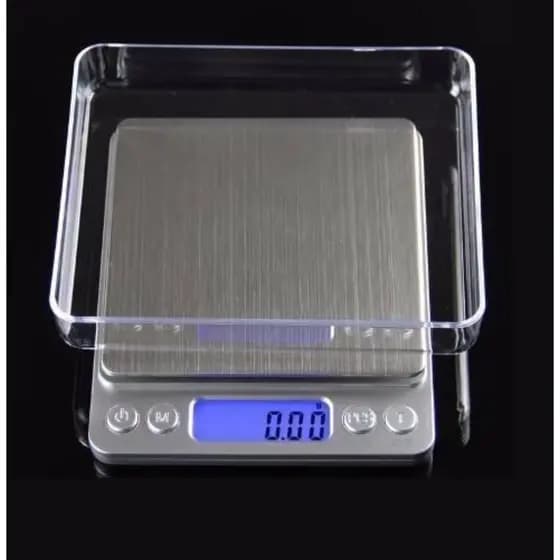 Balança Digital Alta Precisão 0,1g A 2kg 2000g Calibrada