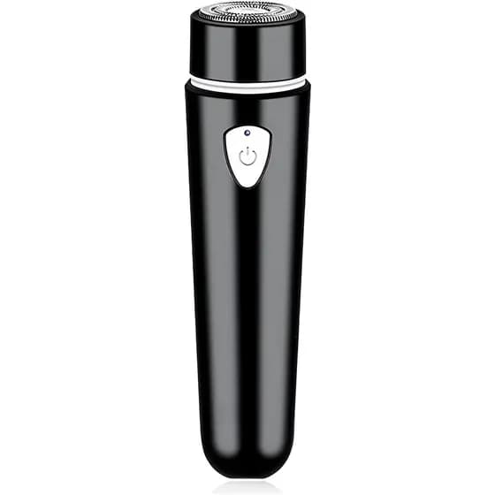 Mini Aparador Barbeador Elétrico Portátil Pelos Barba Cor:Preto