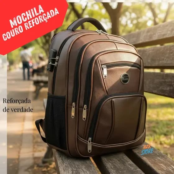 Mochila masculina reforçada impermeáveli Trabalho Faculdade Escola viagem