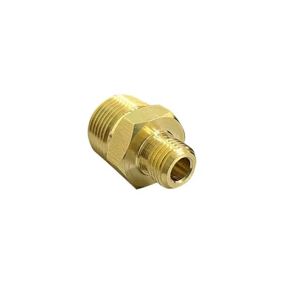 Adaptador Rosca Snow Foam Canhão Espuma M22-14mm Macho x 1/4 Latão 280bar/ 4000psi