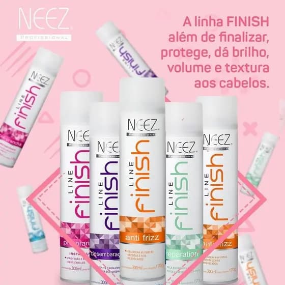 Finalizador Finish Neez Profissional 300mL | Escolha Seu Favorito