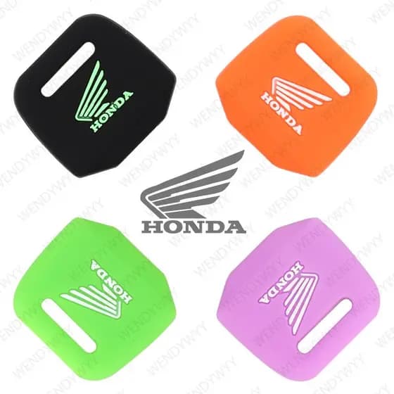 Capa De Borracha Colorida Silicone Para Chaves Honda Msx 125 Rebel 300 Wave 100 Grom cb300 cbr300 Motocicletas