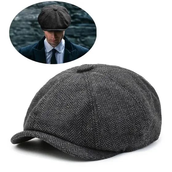 Gorro Boina Boné Chapéu Peaky Blinders Gatsby Inglesa Thomas Shelby Masculino