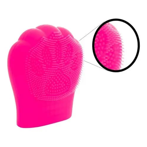 Escova facial manual escova de banho de silicone flexível, adequada para lavagem e esfoliação facial, cuidados faciais