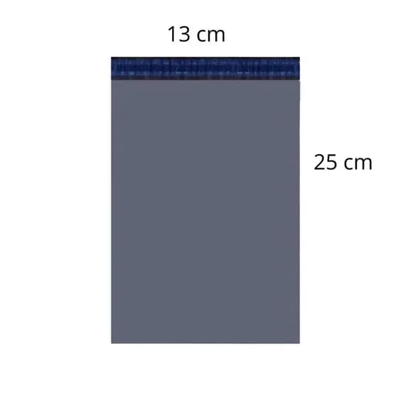 Envelope saco sedex tipo embalagem cinza 13x25 -1000 pçs