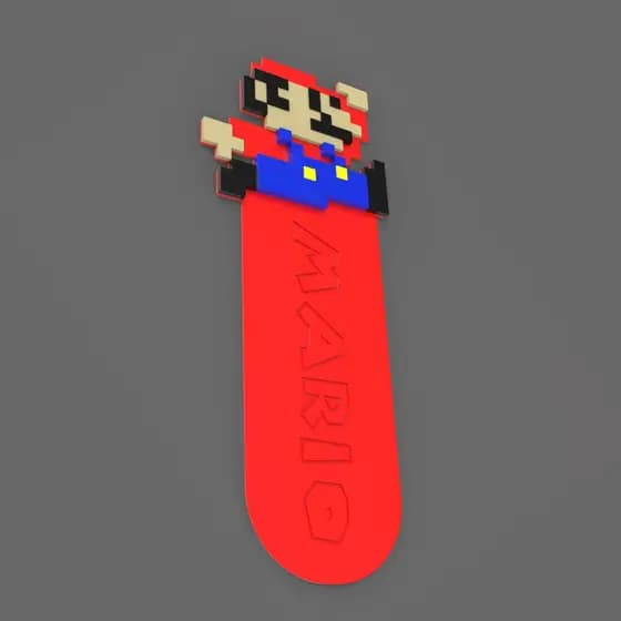 Marcador Pagina Livro Caderno RETRO MARIO ZELDA BIT BOOKMARK Criativo Leitura Divertido personalizado iMPRE