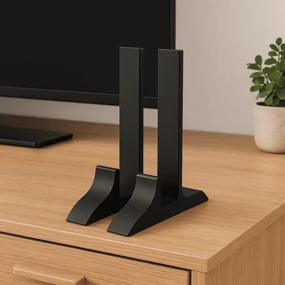 KIT Suporte de Mesa Para Tv e Monitor SLIM LONG de 12'' Ate 40'' Polegadas Ajustável UNIVERSAL