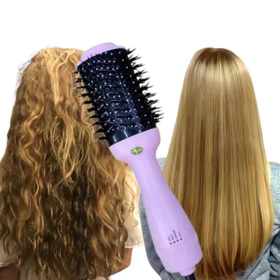 Escova Secadora Alisador seca alisa e modela