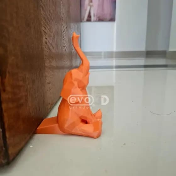 Apoio de Porta Elegante Peso de Porta Elefante Moderno