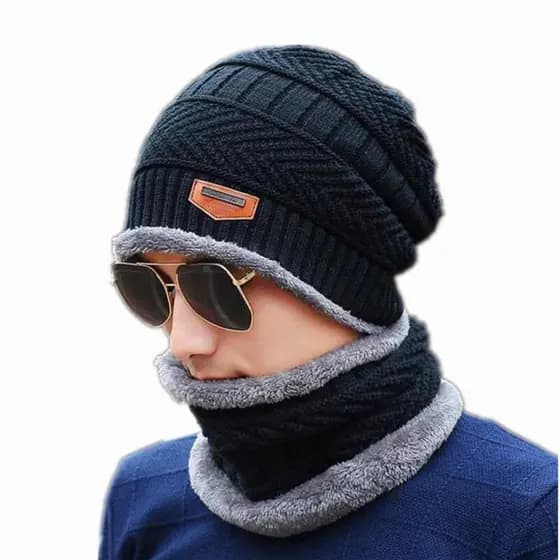 Touca Gorro + Cachecol Quentinho Inverno Sku:kt01