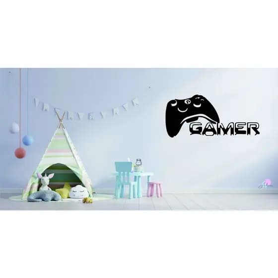 Adesivo De Parede Gamer Controle Xbox