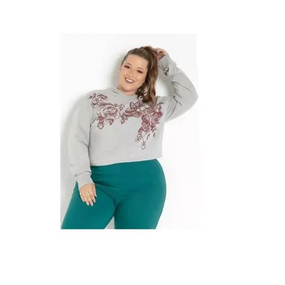 Casaco Plus Size CINZA