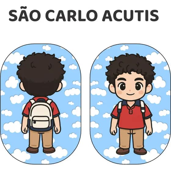 Almofada Naninha São Carlo Acutis Almofadinha
