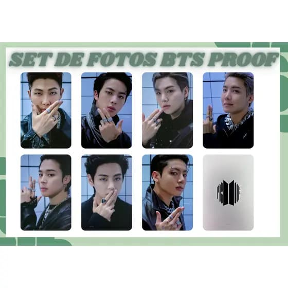 Kit de photocards BTS - PROOF -Fanmade, K-pop, Alta qualidade