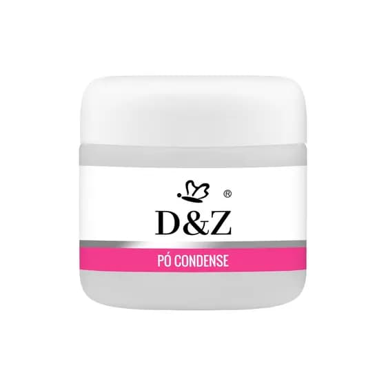 Pó Condense Para Engrossar e dar Corpo Gel Manicure Unhas Acrigel Porcelana Alongamento