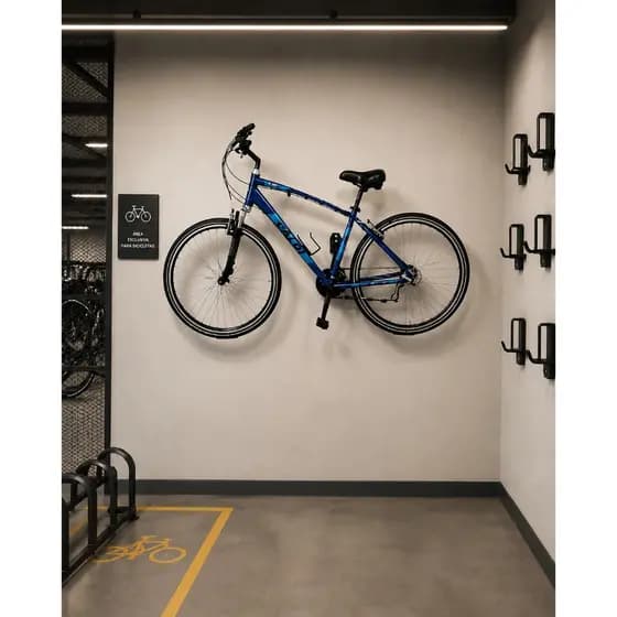 Suporte de Parede Para Bicicleta UNIVERSAL PEDAL Com Furo Para Cadeado