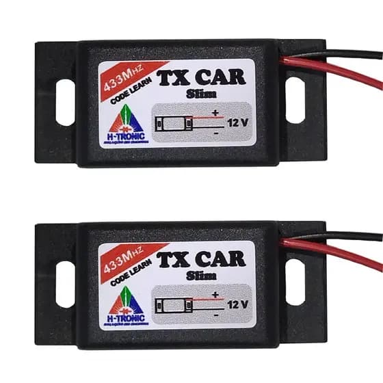 2x Controle Portão Eletrônico Farol Tx Car motor 433Mhz - h tronic