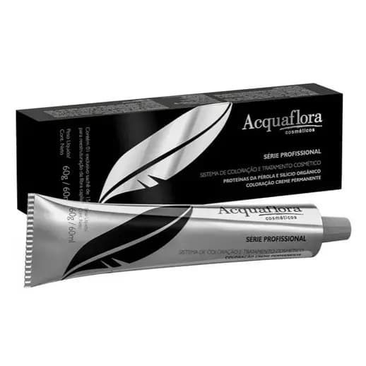 Acquaflora Coloração Tintura Tinta de Cabelo Profissional Bisnaga 60g - Escolha a cor