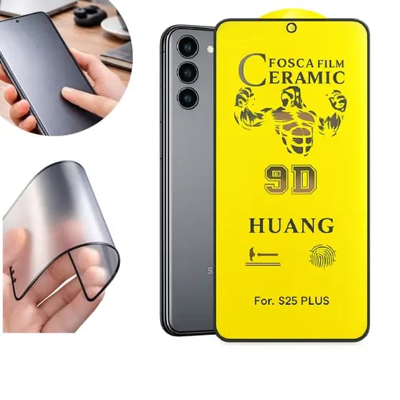Pelicula Fosca Ceramica Samsung Linha S S23 S24 S25 Ultra FE Plus