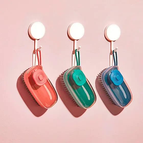 Escova de limpeza com design antiderrapante