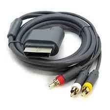 Cabo Av Rca Áudio Vídeo ORIGINAL Com Para Xbox 360 Slim