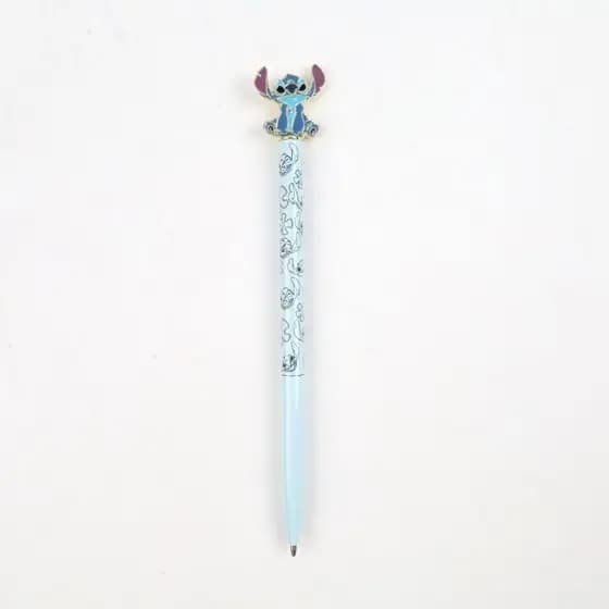 Caneta Stitch esferográfica retrátil luxo em metal original Molin fofo kawaii