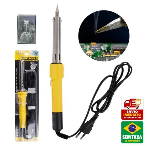 Ferro de Solda Profissional Cabo Plastico 40w 60w 110v 220v Startools