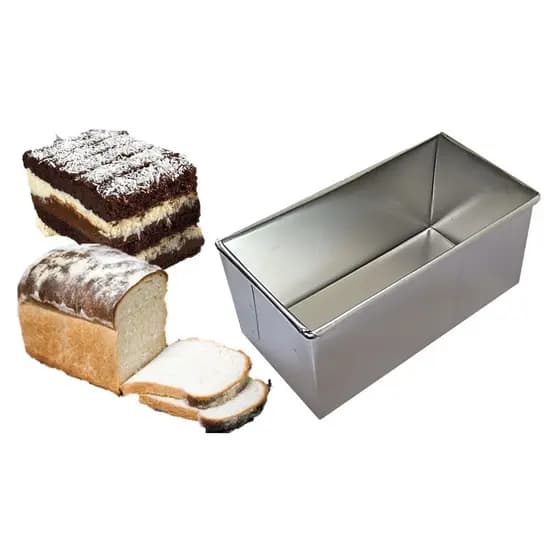 KIT 3 FORMAS RETANGULARES PÃO CASEIRO BOLO 20X10X10 ALUMÍNIO ASSADEIRAS