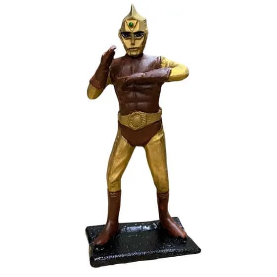 Boneco Spectroman Tokusatsu Em Resina Detalhada Item Colecionável