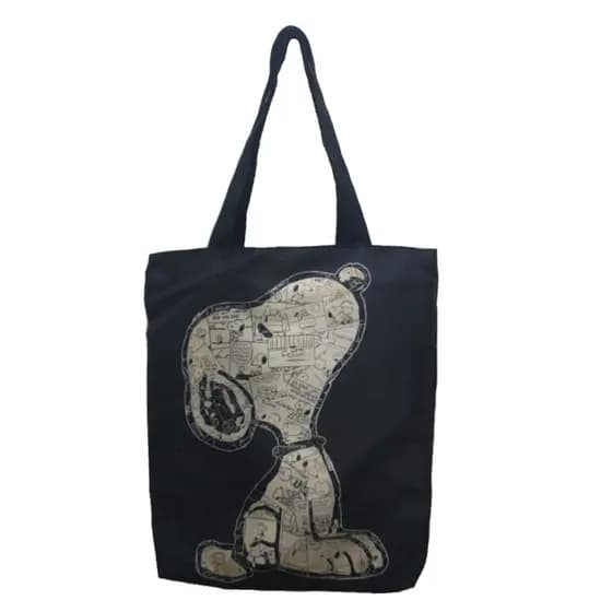 Bolsa Snoopy Ecobag Sacola Ecológica Tecido Feminina Sublimação