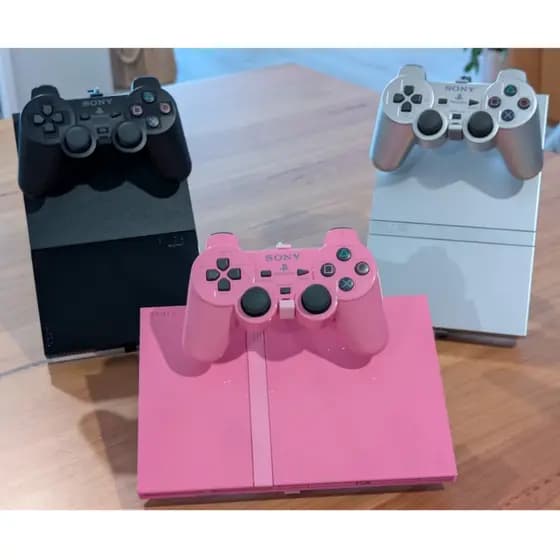 Suporte Base para PlayStation 2 Expositor PS2 Organizador Vertical/Horizontal Acessório Gamer