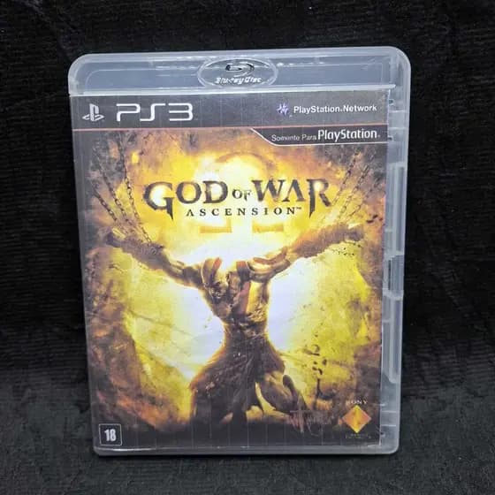 God Of War Ascension PS3 Jogo Original Com Encarte Reimpresso