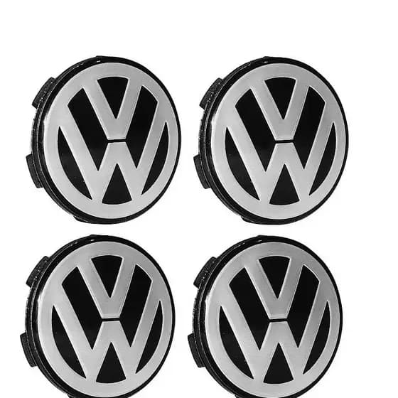 Jogo de calotinha do centro de roda para Vw Gol G5 G6 Saveiro surf Voyage Fox Crossfox Spacefox Polo