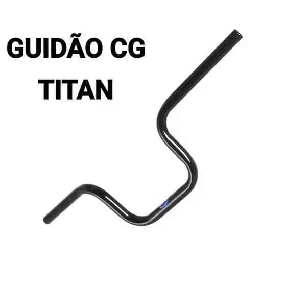 Guidão Preto Modelo CG Titan Para bike
