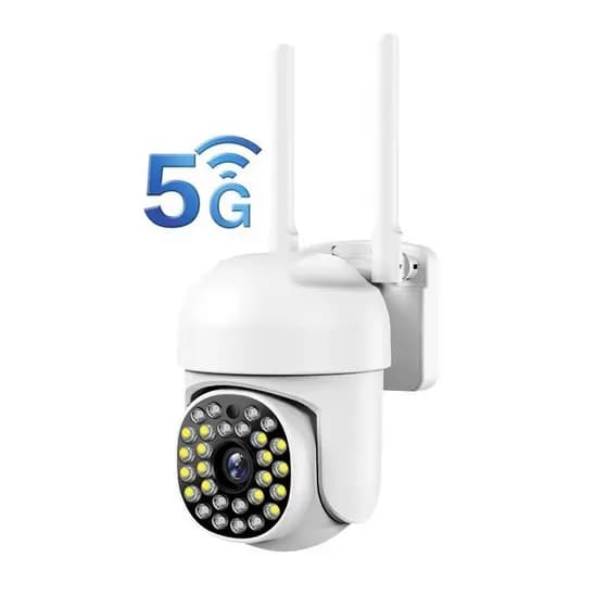 Câmera de Segurança Externa 5G WI-FI à Prova D'água IP66 Full HD YOOSEE Gira 360 Speed Dome - Bivolt Com 28 LEDs