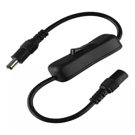 Interruptor Cabo Plug P4 Macho/fêmea Rabicho 12/24v Fita Led