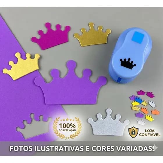 Cortador De E.V.A E Papel COROA 76MM 7,6CM